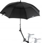 Paraplu / parasol, zwart, met multifunctionele houder